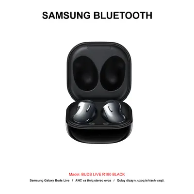 BLUETOOTH SAMSUNG BUDS LIVE R180 BLACK