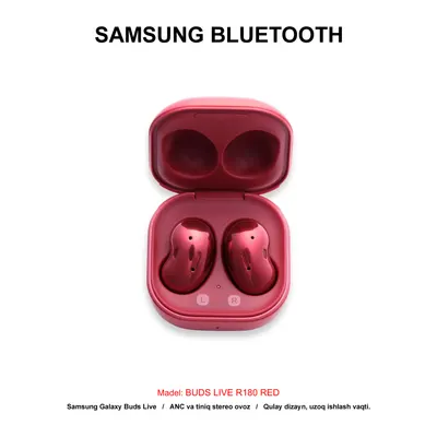 BLUETOOTH SAMSUNG BUDS LIVE R180 RED