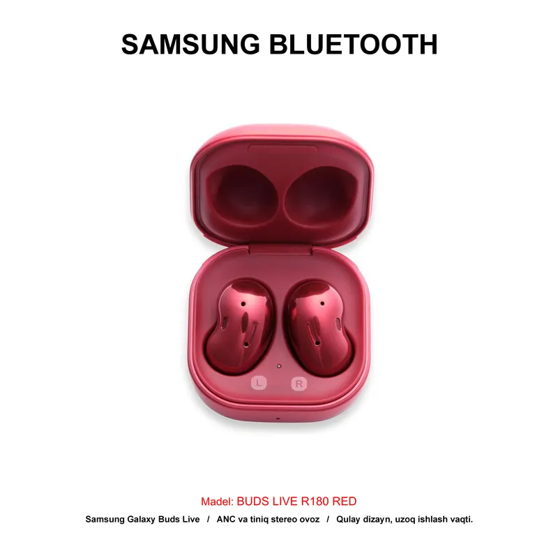 BLUETOOTH SAMSUNG BUDS LIVE R180 RED