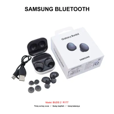 BLUETOOTH SAMSUNG BUDS 2 R177 GRAPHITE