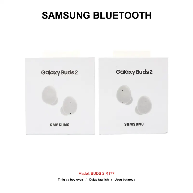 BLUETOOTH SAMSUNG BUDS 2 R177 WHITE