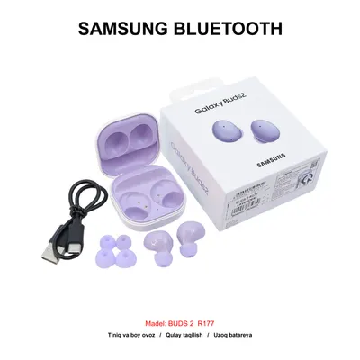 BLUETOOTH SAMSUNG BUDS 2 R177 LAVENDER
