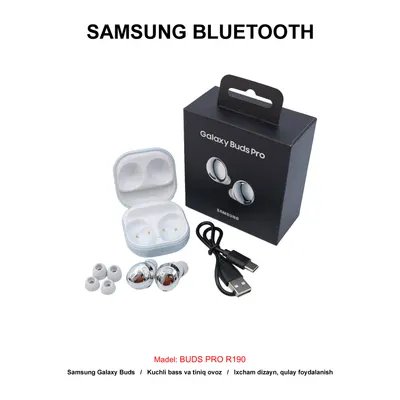 BLUETOOTH SAMSUNG BUDS PRO R190 SILVER