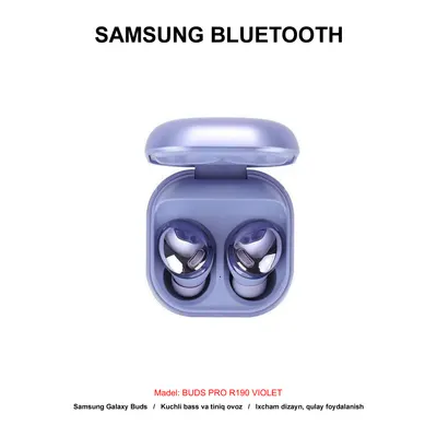BLUETOOTH SAMSUNG BUDS PRO R190 VIOLET