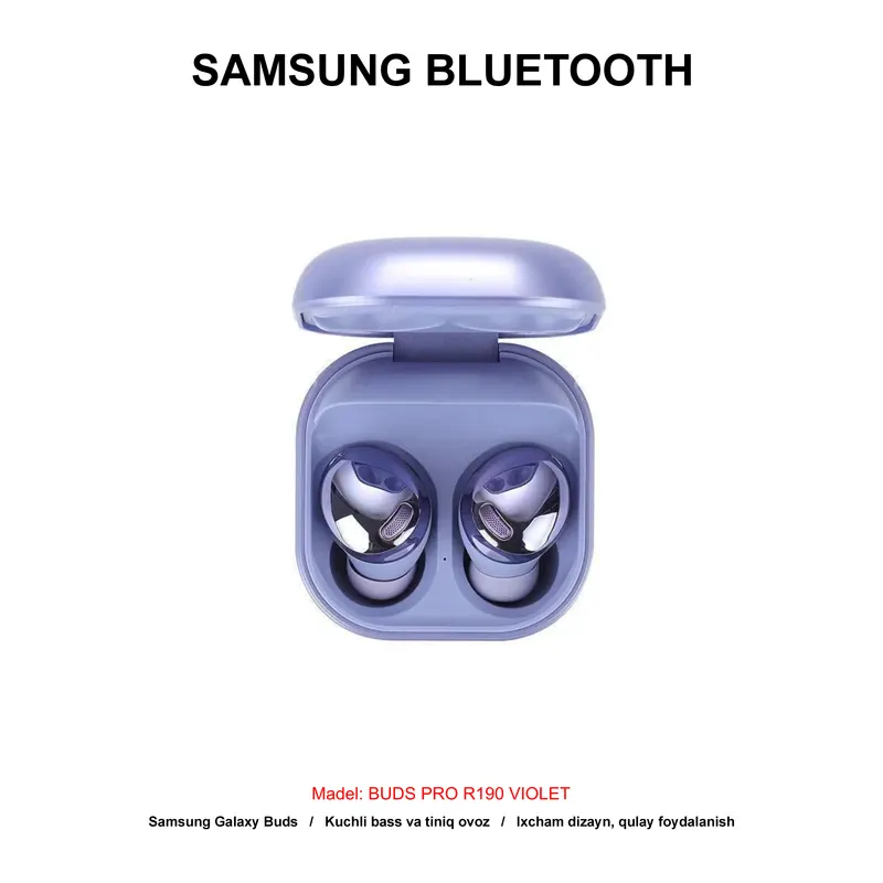 BLUETOOTH SAMSUNG BUDS PRO R190 VIOLET