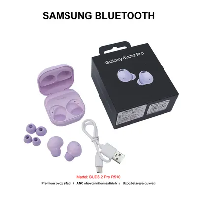 BLUETOOTH SAMSUNG BUDS 2 PRO R510 BORA PURPLE