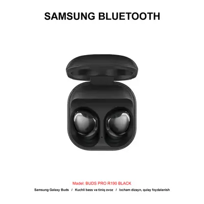 BLUETOOTH SAMSUNG BUDS PRO R190 BLACK