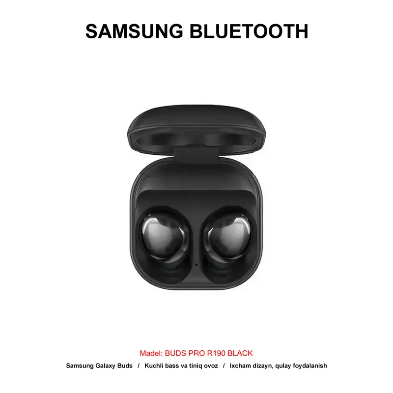 BLUETOOTH SAMSUNG BUDS PRO R190 BLACK