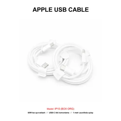 USB IP15 (BOX ORG) BEZ UPK WHITE