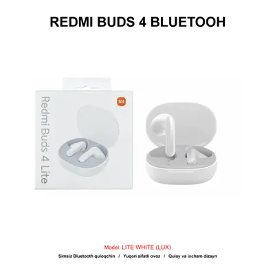 BLUETOOTH REDMI BUDS 4 LITE WHITE (LUX)
