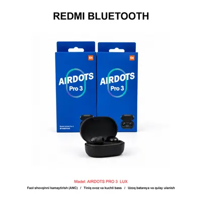 BLUETOOTH REDMI AIRDOTS PRO 3 (LUX) BLACK