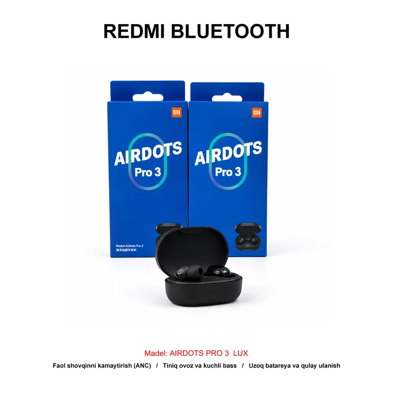 BLUETOOTH REDMI AIRDOTS PRO 3 (LUX) BLACK