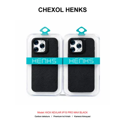 CHEXOL HENKS KICK KEVLAR IP15 PRO MAX BLACK