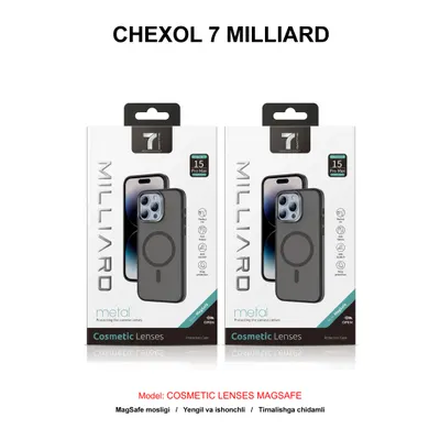 CHEXOL 7 MILLIARD COSMETIC LENSES MAGSAFE IP15 PRO GREY