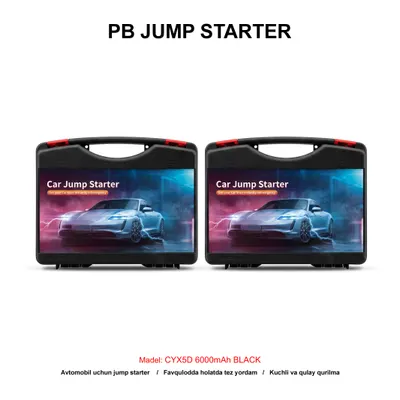 PB JUMP STARTER CYX5D 6000mAh BLACK