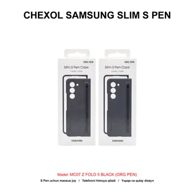 CHEXOL SAMSUNG SLIM S PEN MC07 Z FOLD 5 BLACK (ORG PEN)