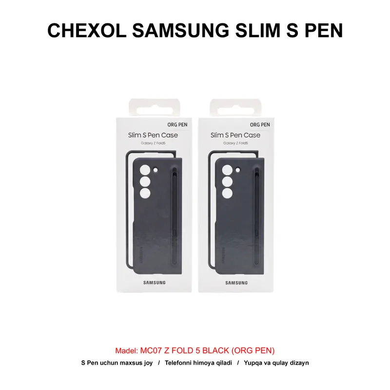 CHEXOL SAMSUNG SLIM S PEN MC07 Z FOLD 5 BLACK (ORG PEN)