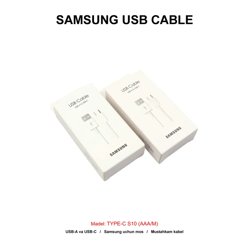 USB TYPE-C S10 (AAA/M) KAROBKA WHITE