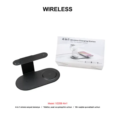 WIRELESS V2206 4in1 BLACK