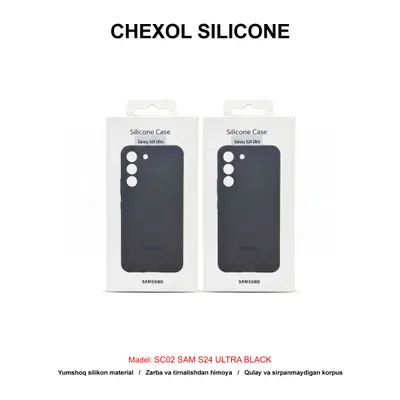 CHEXOL SILICONE SC02 SAM S24 ULTRA BLACK
