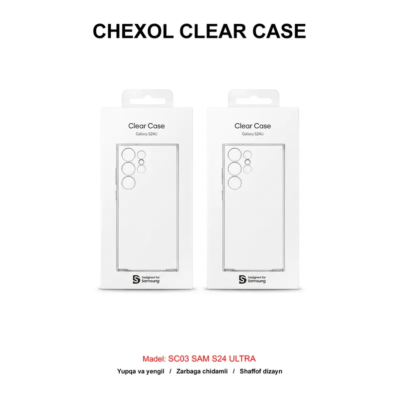CHEXOL CLEAR CASE SC03 SAM S24 ULTRA