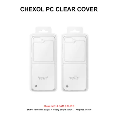 CHEXOL PC CLEAR COVER MC14 SAM Z FLIP 6