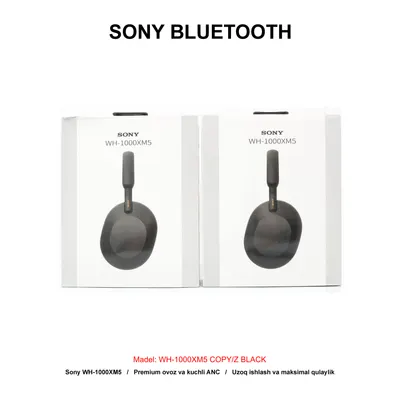 BLUETOOTH SONY WH-1000XM5 COPY/Z BLACK