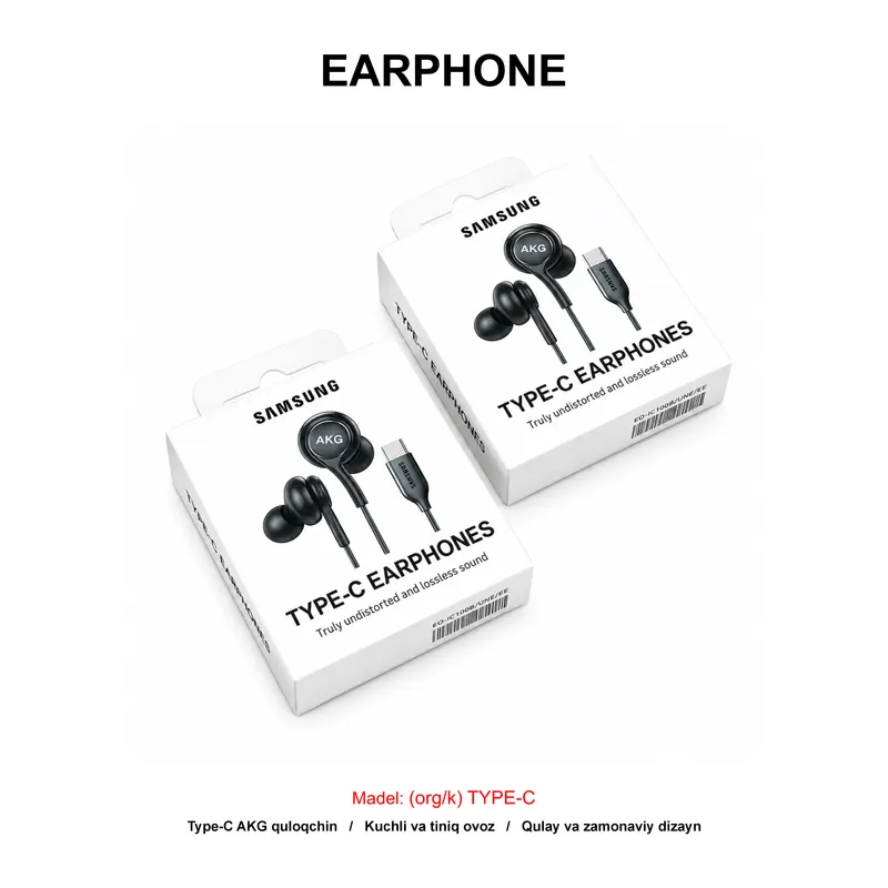 EARPHONE AKG (ORG/K) TYPE-C BLACK