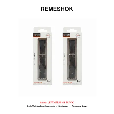REMESHOK 44-45-49mm LEATHER N148 BLACK