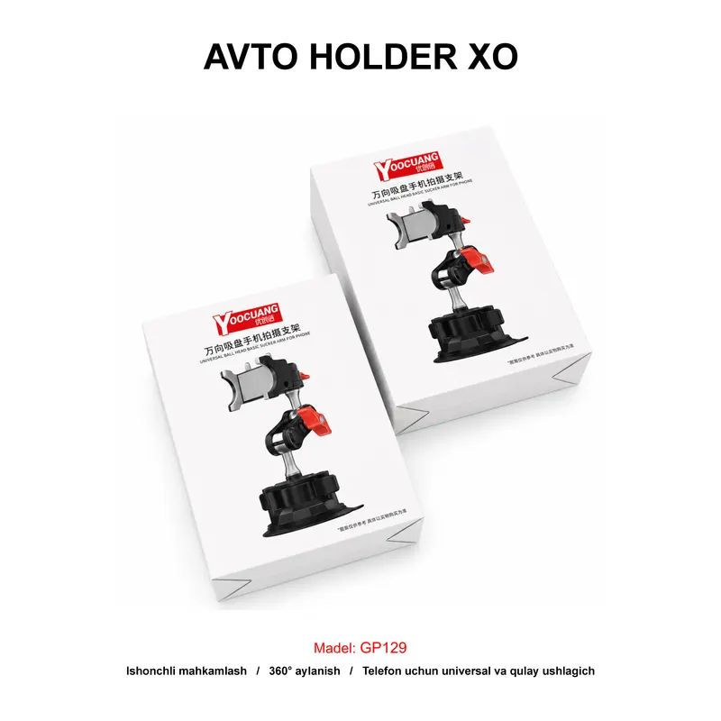 AVTO HOLDER YOOCUANG GP129 BLACK