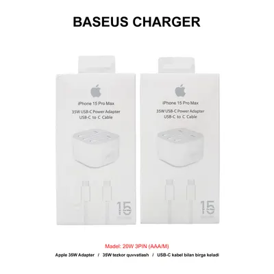 CHARGER IP15 PRO MAX 20W 3PIN (AAA/M)