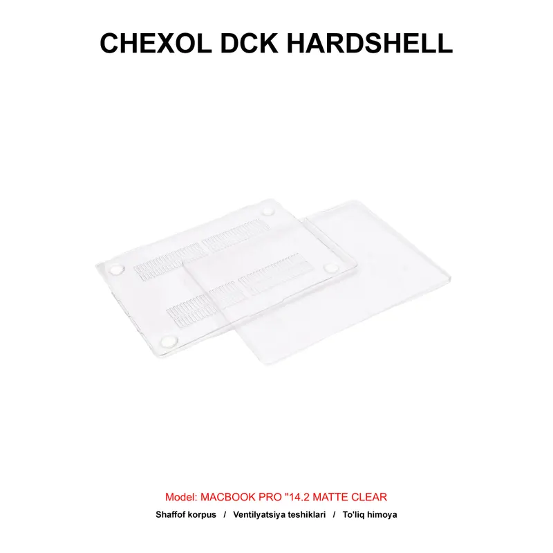 CHEXOL DCK HARDSHELL MACBOOK PRO "14.2 MATTE CLEAR