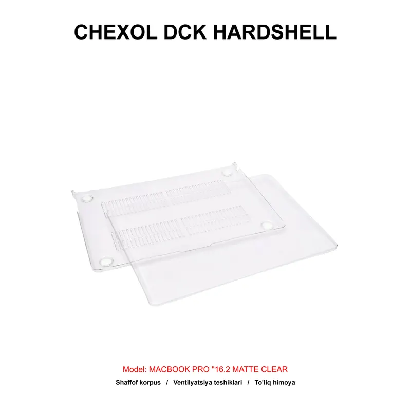 CHEXOL DCK HARDSHELL MACBOOK PRO "16.2 MATTE CLEAR