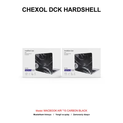 CHEXOL DCK HARDSHELL MACBOOK AIR "15 CARBON BLACK