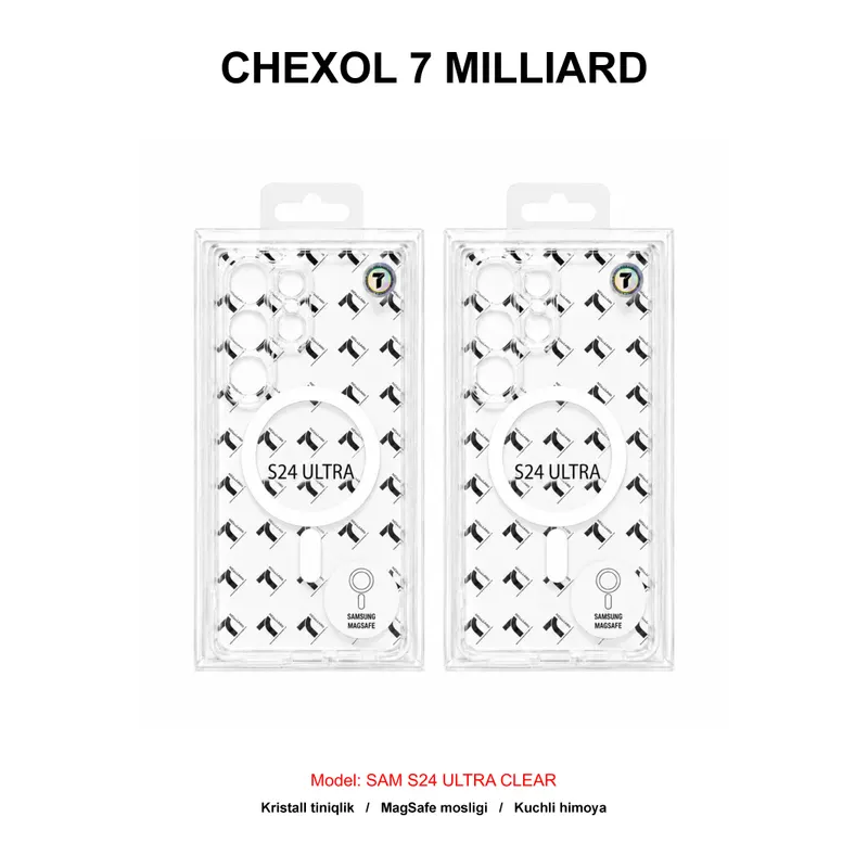CHEXOL 7 MILLIARD MAGSAFE SAM S24 ULTRA CLEAR