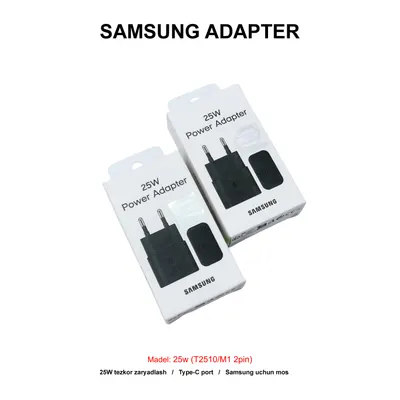 ADAPTER SAMSUNG 25W (T2510/M1 2PIN) BLACK