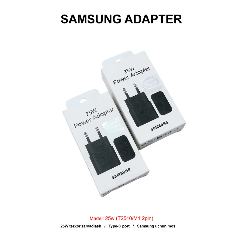 ADAPTER SAMSUNG 25W (T2510/M1 2PIN) BLACK