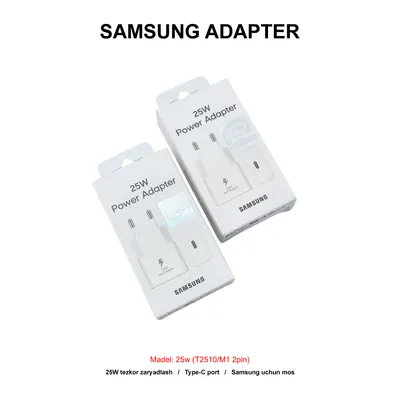 ADAPTER SAMSUNG 25W (T2510/M1 2PIN) WHITE