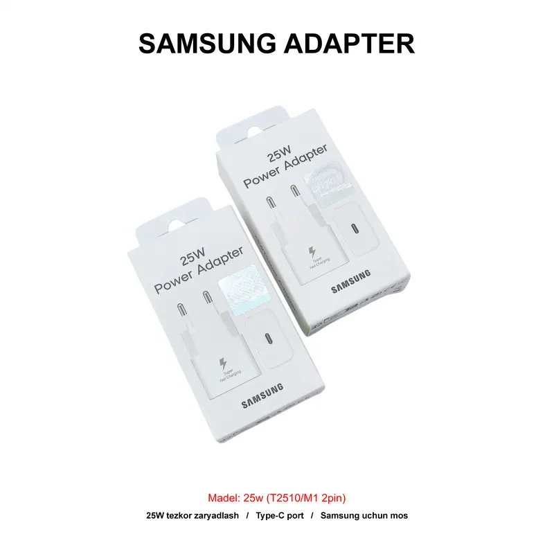 ADAPTER SAMSUNG 25W (T2510/M1 2PIN) WHITE