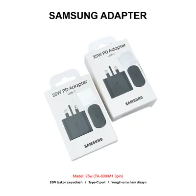 ADAPTER SAMSUNG 25W (TA-800/M1 3PIN) BLACK