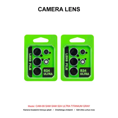 CAMERA LENS CAM-08 SAM S24 ULTRA TITANIUM GRAY