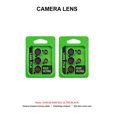 CAMERA LENS CAM-08 SAM S23 ULTRA BLACK