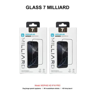 GLASS 7 MILLIARD MOPHIE HD IP16 PRO 7MMGHD16P