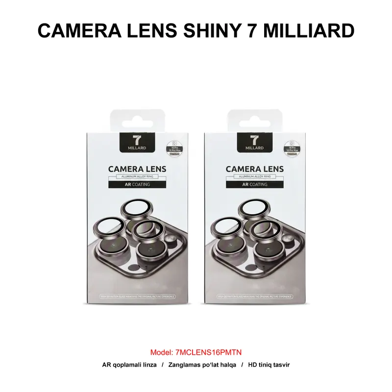 CAMERA LENS 7 MILLIARD 7MCLENS16PMTN IP16 PRO/PRO MAX TITANIUM