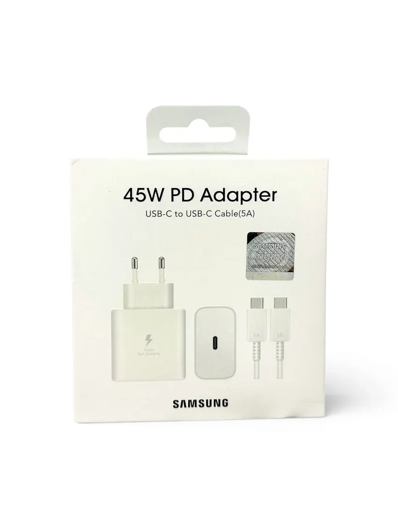 CHARGER SAMSUNG 45W (T4510-HC/M) TC-TC WHITE