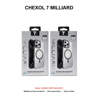 CHEXOL 7 MILLIARD NAKED GRIP MAGSAFE 7MCNGMAIP15PBK IP15 PRO BLACK