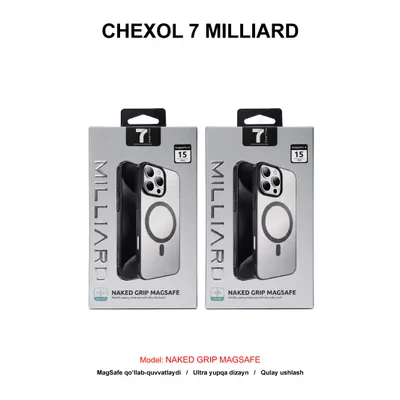 CHEXOL 7 MILLIARD NAKED GRIP MAGSAFE 7MCNGMAIP15PMBK IP15 PRO MAX BLACK