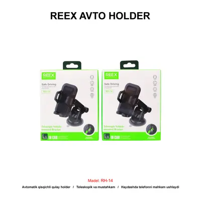 AVTO HOLDER REEX RH-14 BLACK