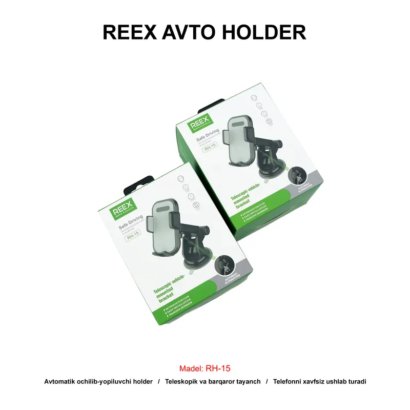 AVTO HOLDER REEX RH-15 BLACK