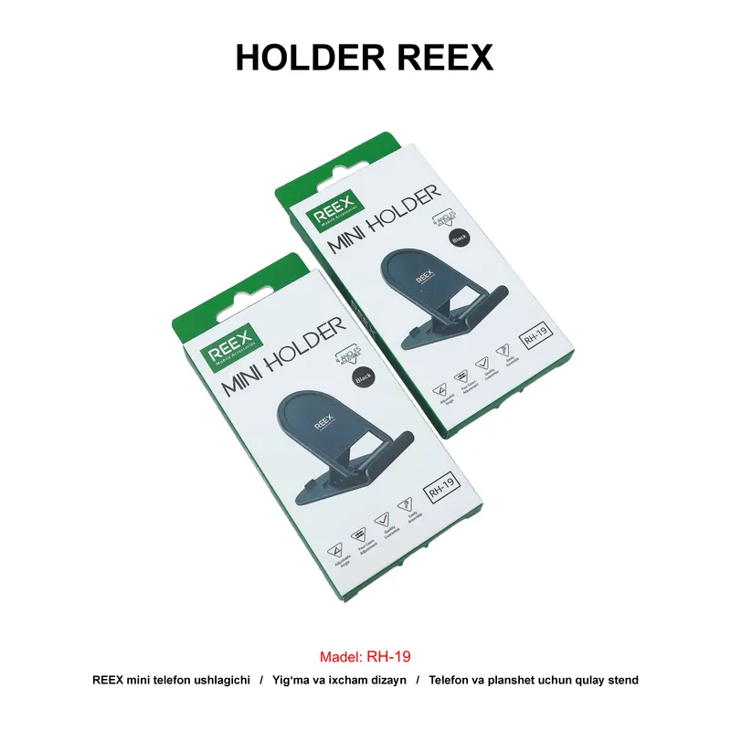 HOLDER REEX RH-19 BLACK